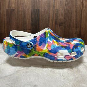 NEW Unisex Crocs Classic Bubble Block Clog Shoes Size Men 11 Water Proof Sandals